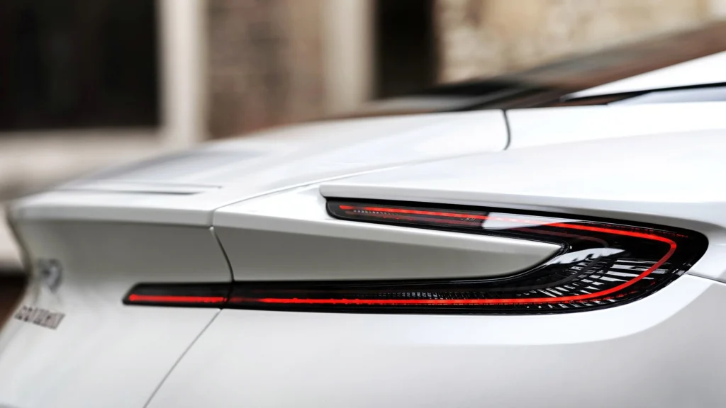 5 Hidden Features of Aston Martin Car 63 Rear Taillights Forming the Iconic Wing Emblem