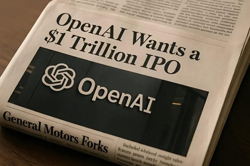 Why OpenAI Trillion Dollar AI investment Is Raising Red Flags