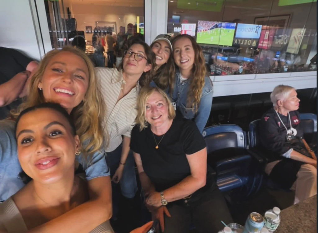 Blake Lively Family Pictures From Yankee Stadium Show Her Family Supporting Wrexham