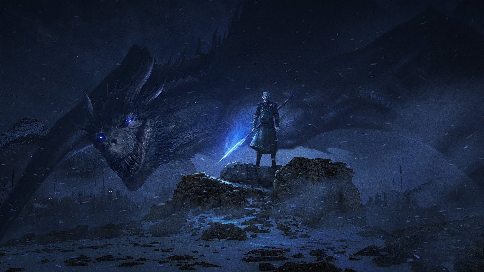 fantasy art, dark fantasy, Game of Thrones, The Night King